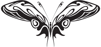 Tribal Butterfly 34
